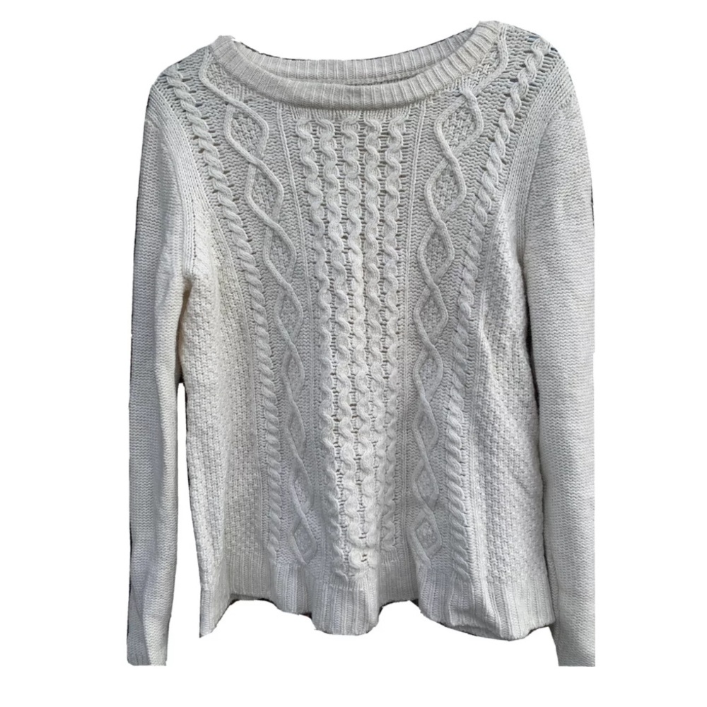 Old Navy Knit Cable Sweather Baby Blue Extra Small